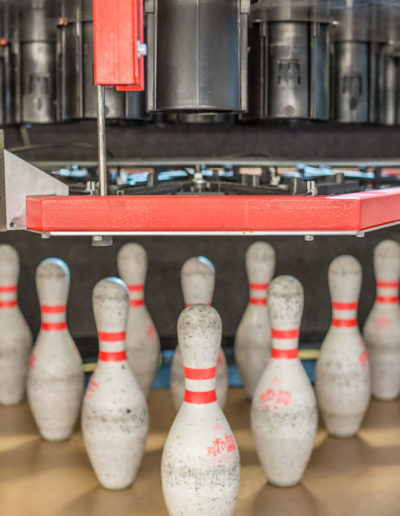 Free Fall Pinsetter Funk Bowling 4, Funk Nordamerika