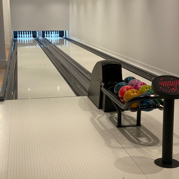 In Home Bowling Lane Installation Funk Southampton NY 4 Of 9, Funk Bowling