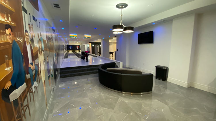 At Home Bowling Alley Installation String Pinsetters Olana San Jose California Funk Bowling WIDE 5 Of 7, Funk Bowling