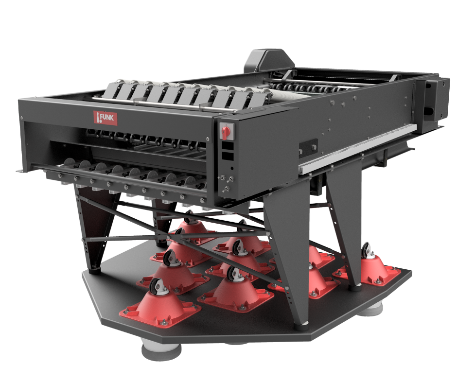 Funk String Pinsetter IAAPA Page 1, Funk Nordamerika