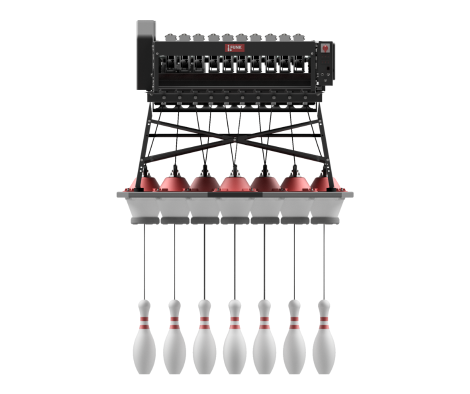 Funk String Pinsetter IAAPA Page 3, Funk Nordamerika