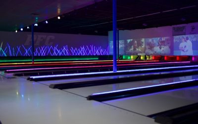 Vollständiger Ausbau von 14 Fahrspuren im Fun Center – Portales, New Mexico