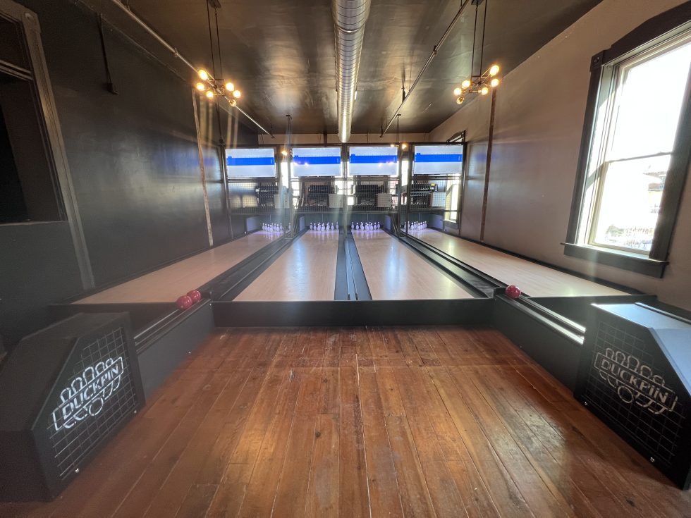 Duckpin Bowling Installation at Pizzeria in Tipp City, OH