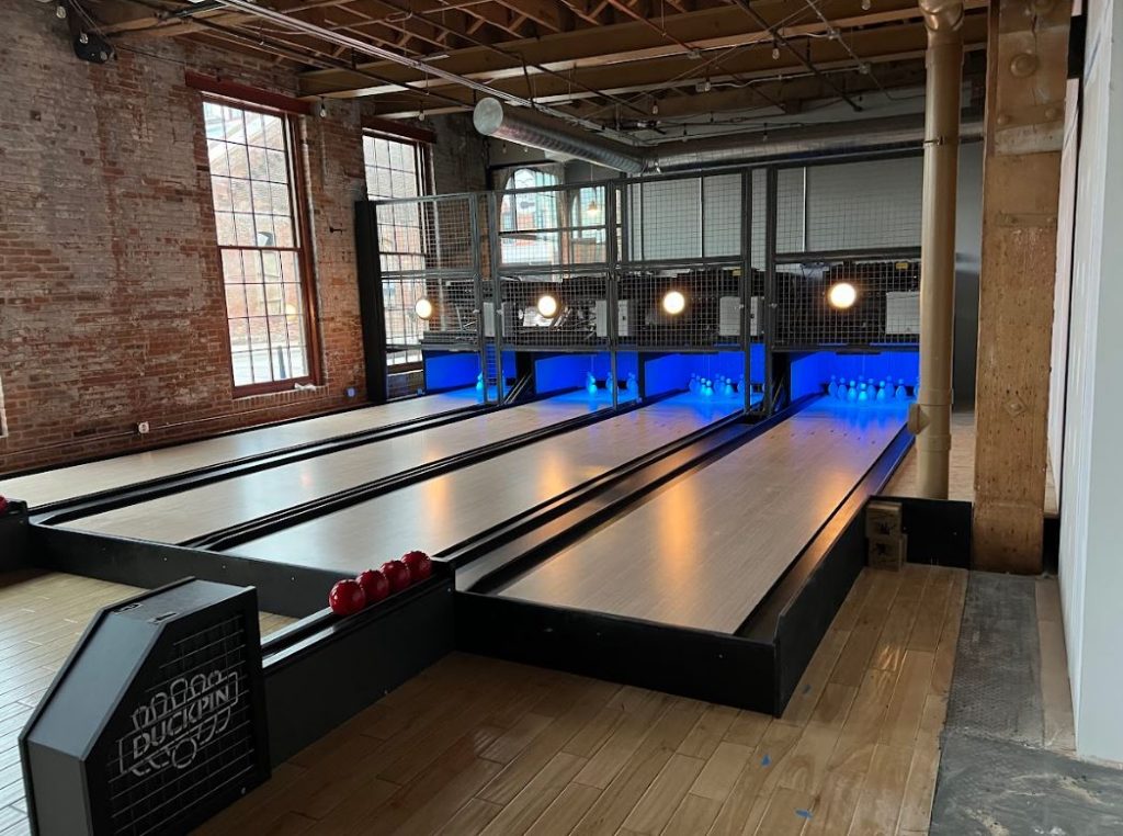 backpocket brewery duckpin bowling
