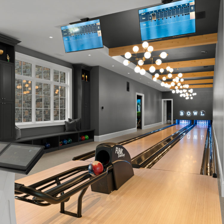 home bowling alley - funk bowling