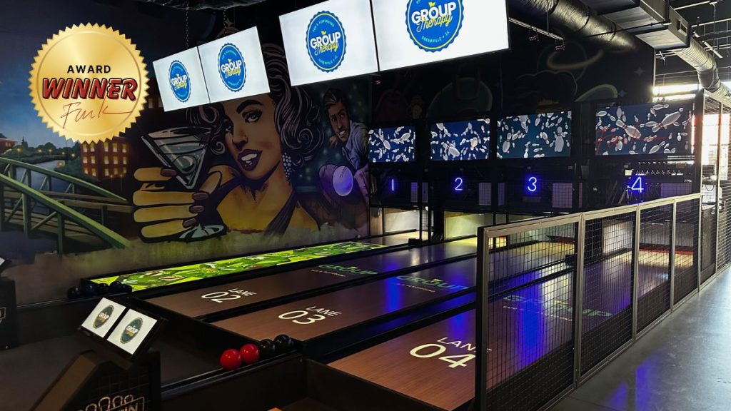Duckpin Installation at Group Therapy Pub & Playground in Greenville, SC