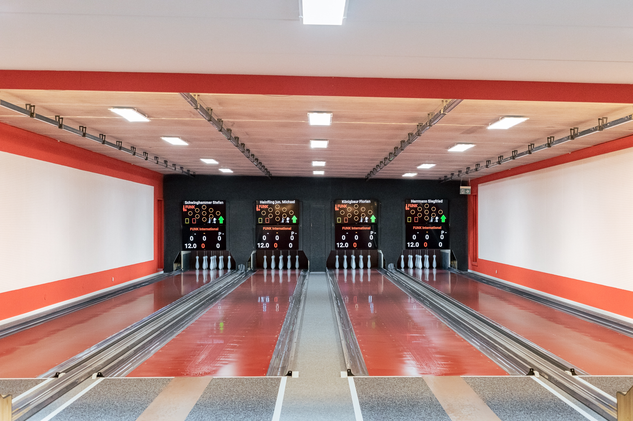 Funk 9 Pin Lanes, Funk Bowling