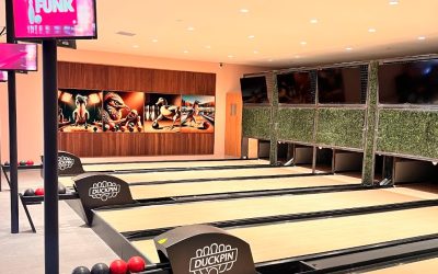 Duckpin Installation im Lane Park in Scottsdale, Arizona