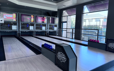 4 neue Duckpin-Bahnen bei Thrashin‘ Axes in Parker, Colorado