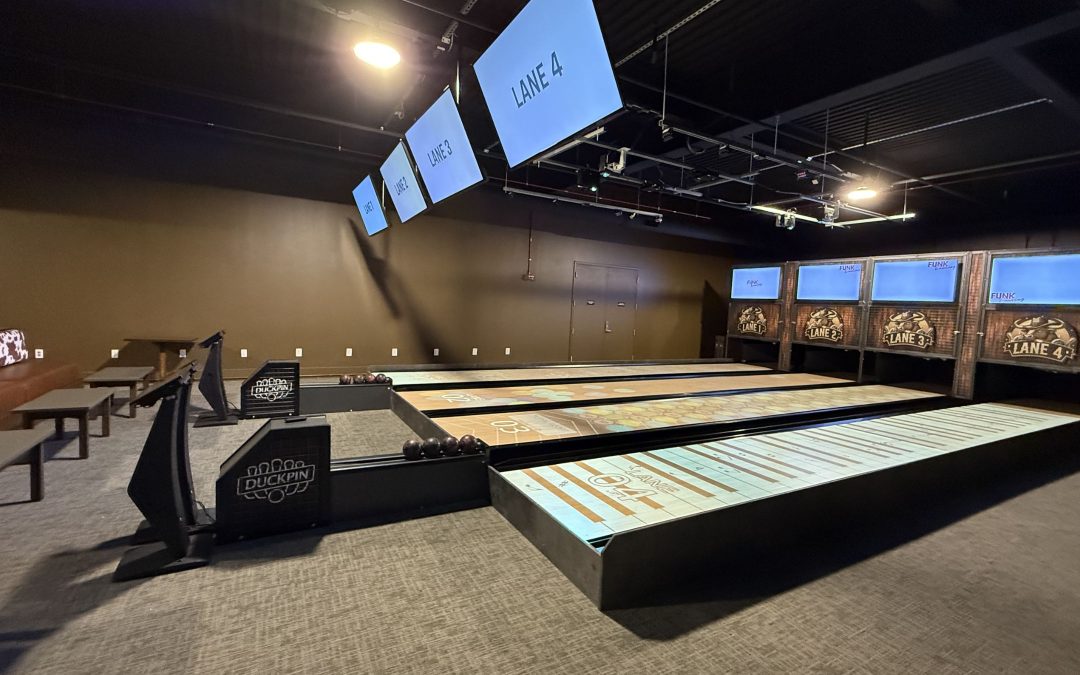 Tryon Resort in North Carolina Expands Entertainment Options with 4 Duckpin Bowling Lanes & Funk Platform Scoring