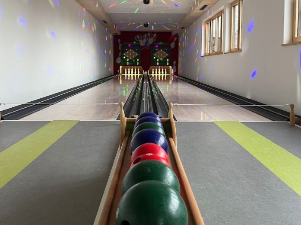 Oberschonegg Ninepin Bowling Installation Funk Bowling 5, Funk Bowling