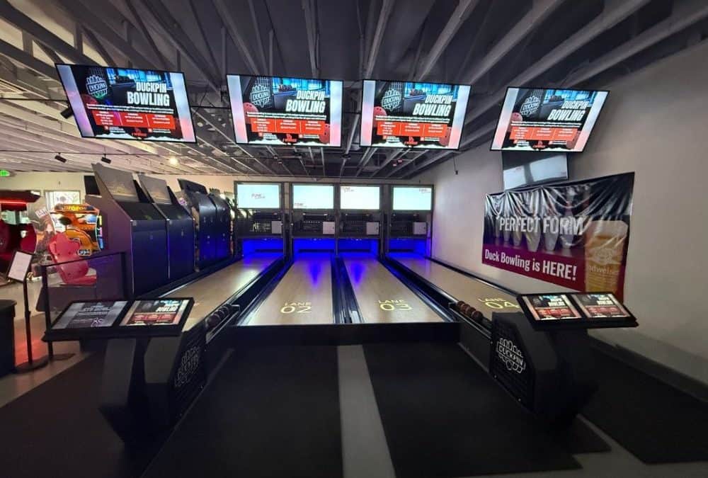 Funk Completes Salem, Oregon Duckpin Bowling Installation With On-Lane Projection Installation