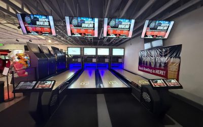 Funk schließt Salem, Oregon Duckpin Bowling Installation mit On-Lane Projektion ab