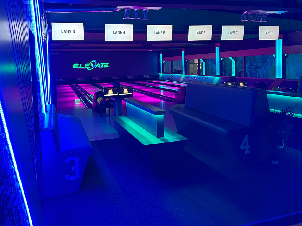 Funk Bowling Installation Elevate Athlone Lanes 7, Funk Bowling