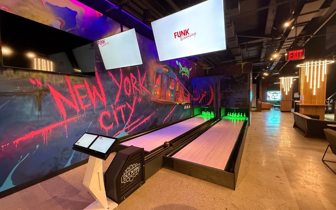 Bowling at the Rock: 5 Iron Golf erweitert die Funk Duckpin Lanes im Herzen von NYC