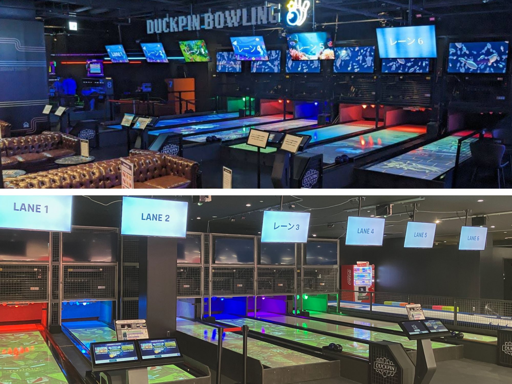 Two-Taito-Funk-Bowling-Installation