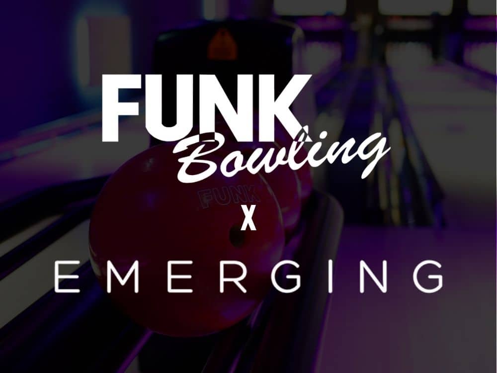 Funk – Blog Images (V2) (31) Funk Bowling and Emerging partnership graphic showcasing immersive entertainment innovation in modern bowling venues